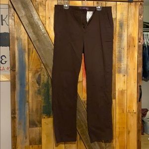 98 cotton/2 spandex pants.